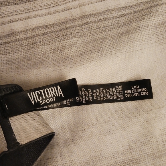 Cvictoria's Secret Logo Sports Bra  Size Large - Picture 5 of 6